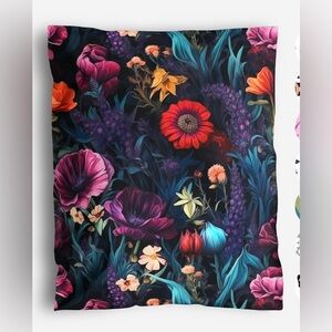 Midnight Floral 20 Pack Poly Mailers 10 x 13 Inch Waterproof Non-Padded